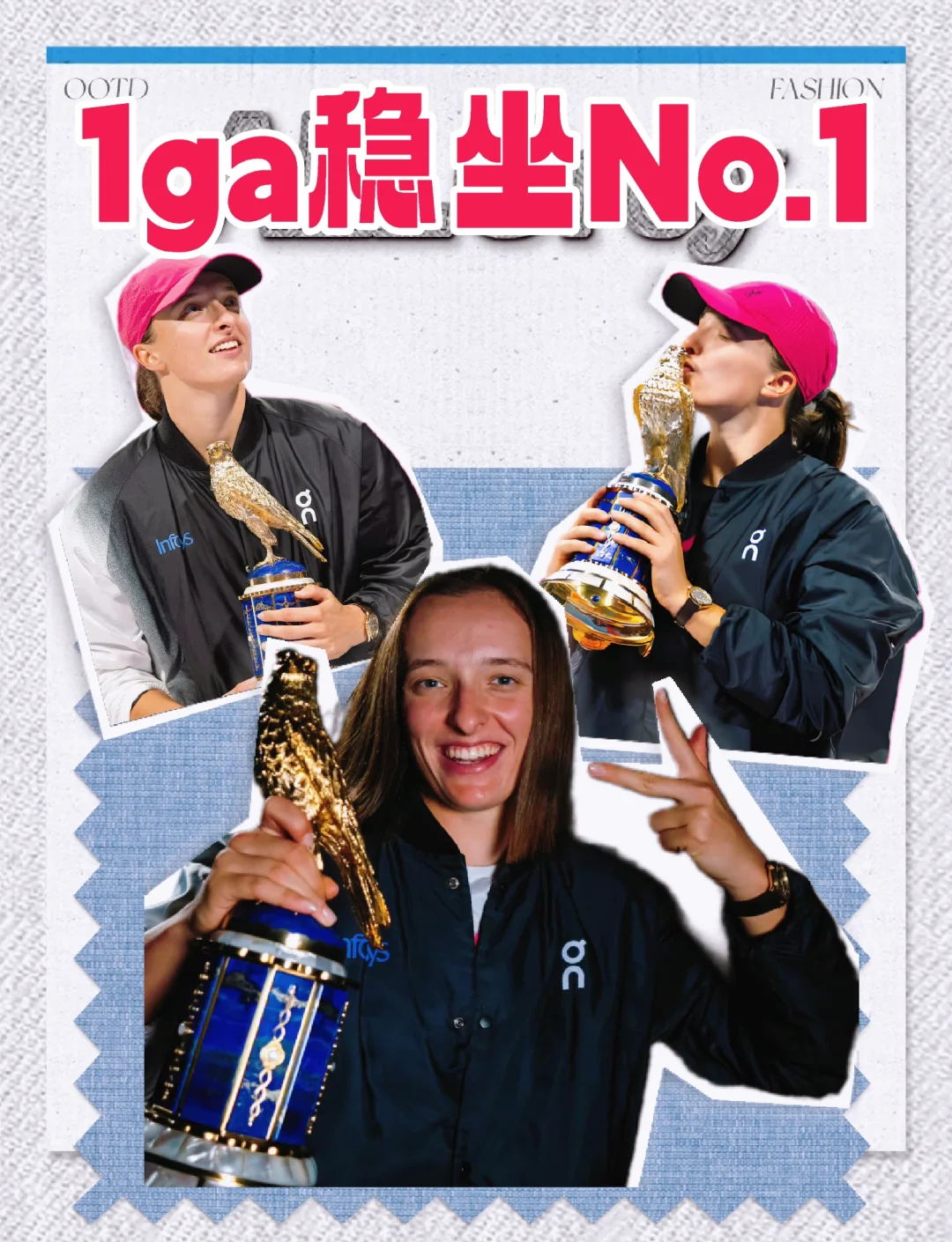 WTA最新排名公布：斯瓦泰克夺冠重返前3郑钦文排第6